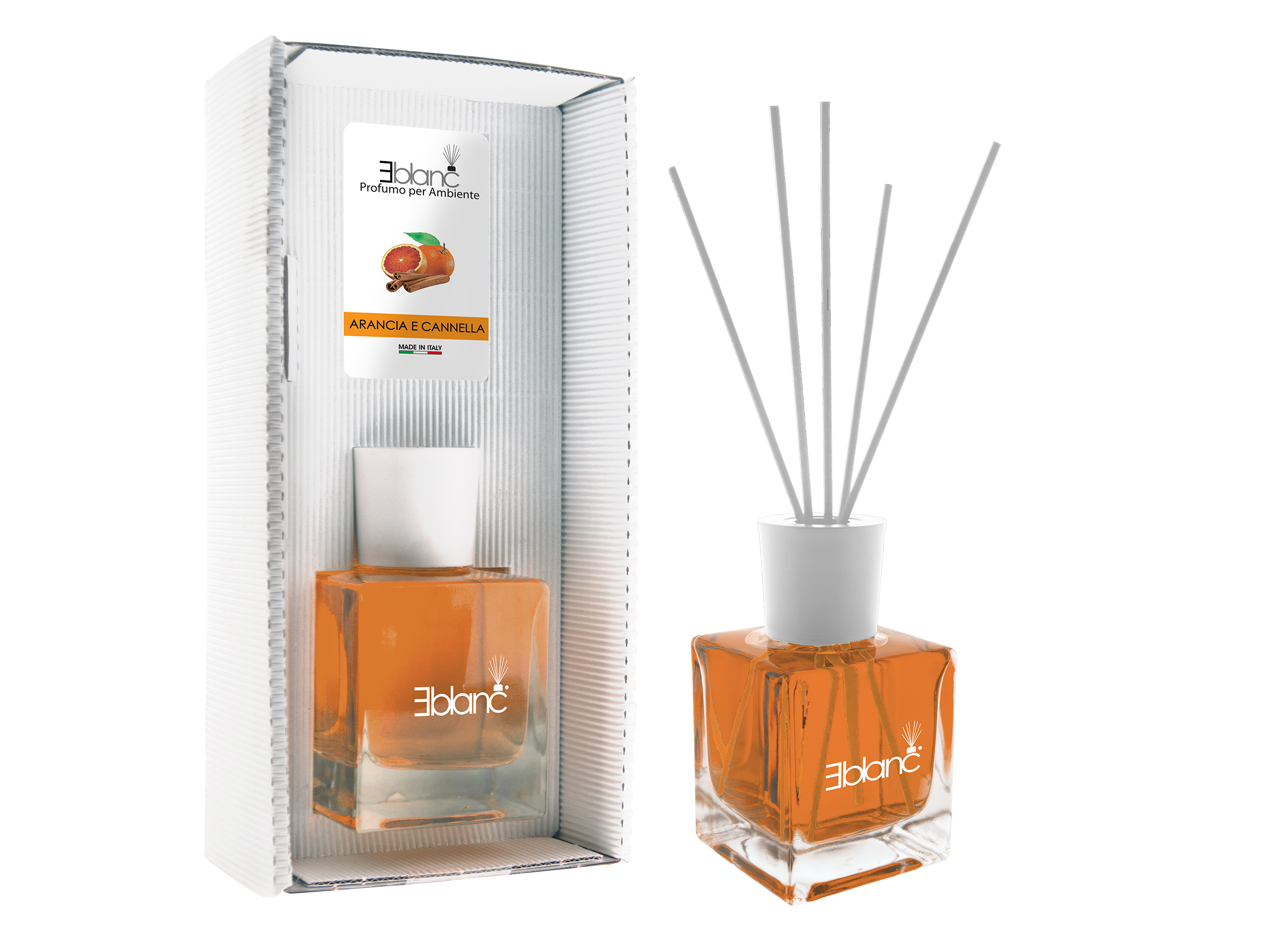 DIFF CUBO 200ML EBLANC: ARANCIA E CANNELLA