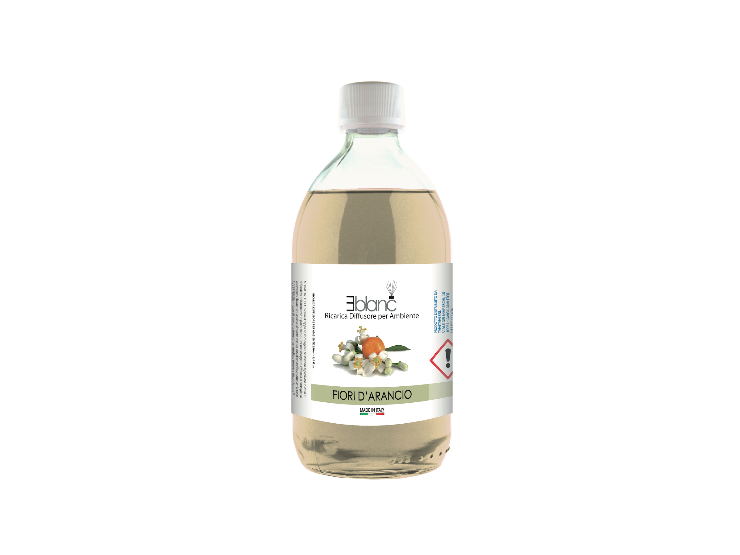 RIC. DIFF 500ML PLAST EBLANC: FIORI D'ARANCIO