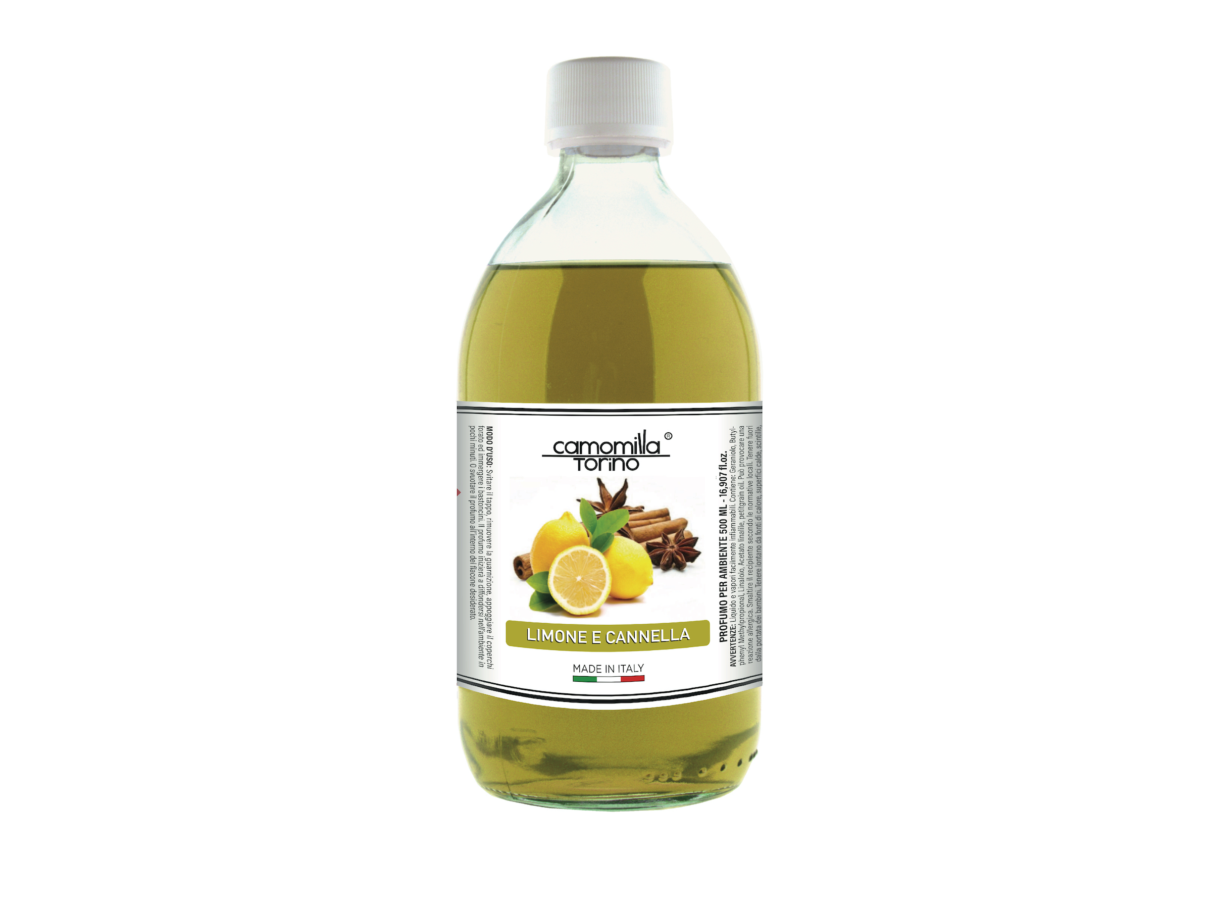 RIC. DIFF VETRO 1000ML: LIMONE E CANNELLA