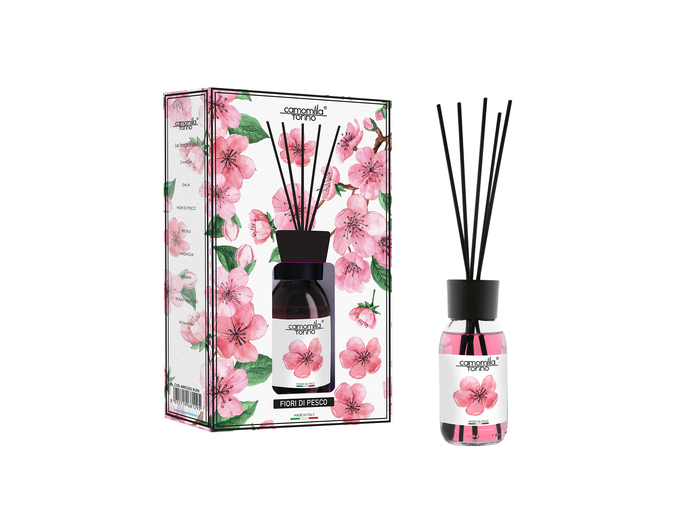 DIFF 125ML L. FLOREALE CAM: FIORI DI PESCO