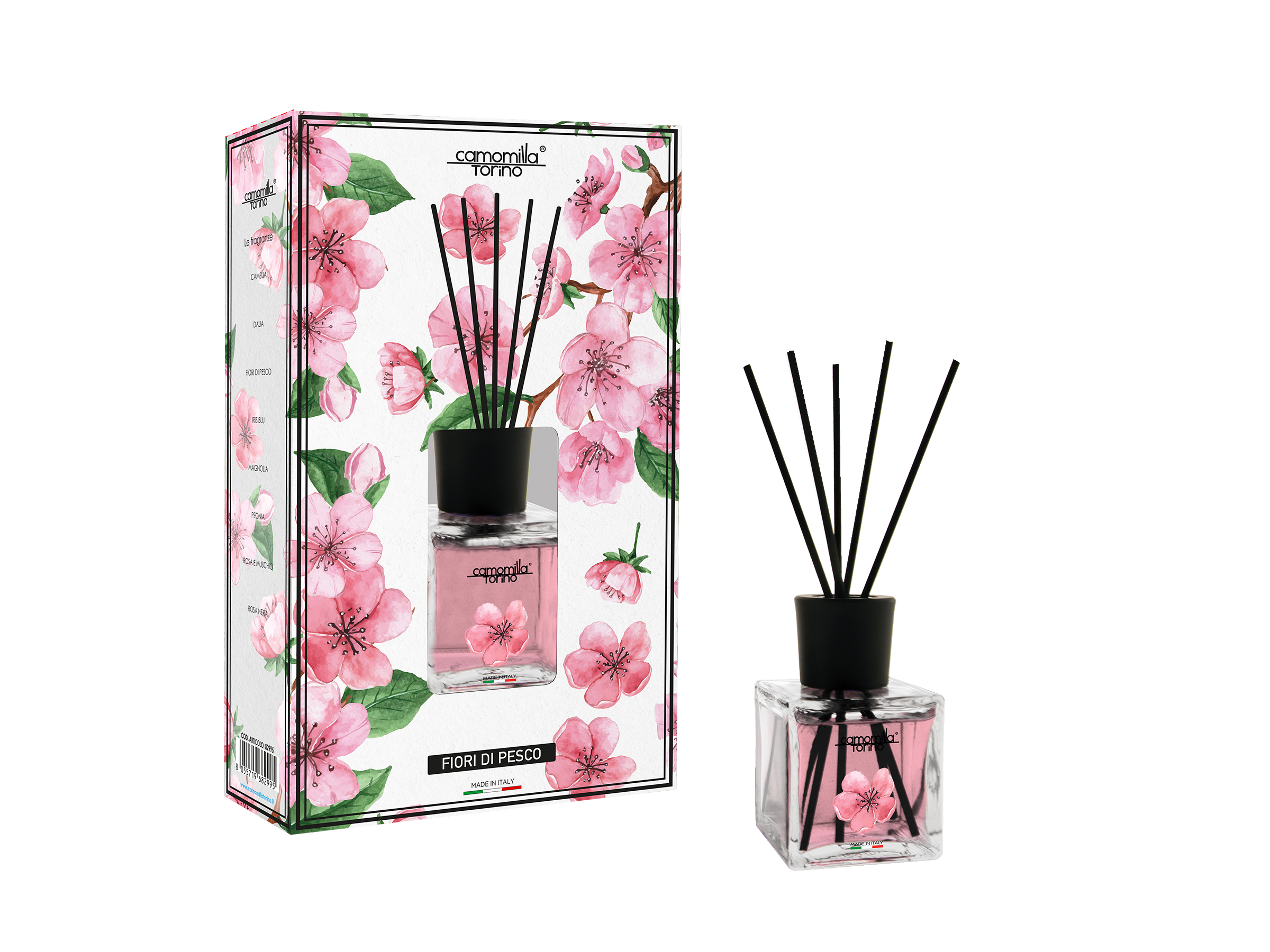 DIFF CUBO 100ML L. FLOREALE: FIORI DI PESCO