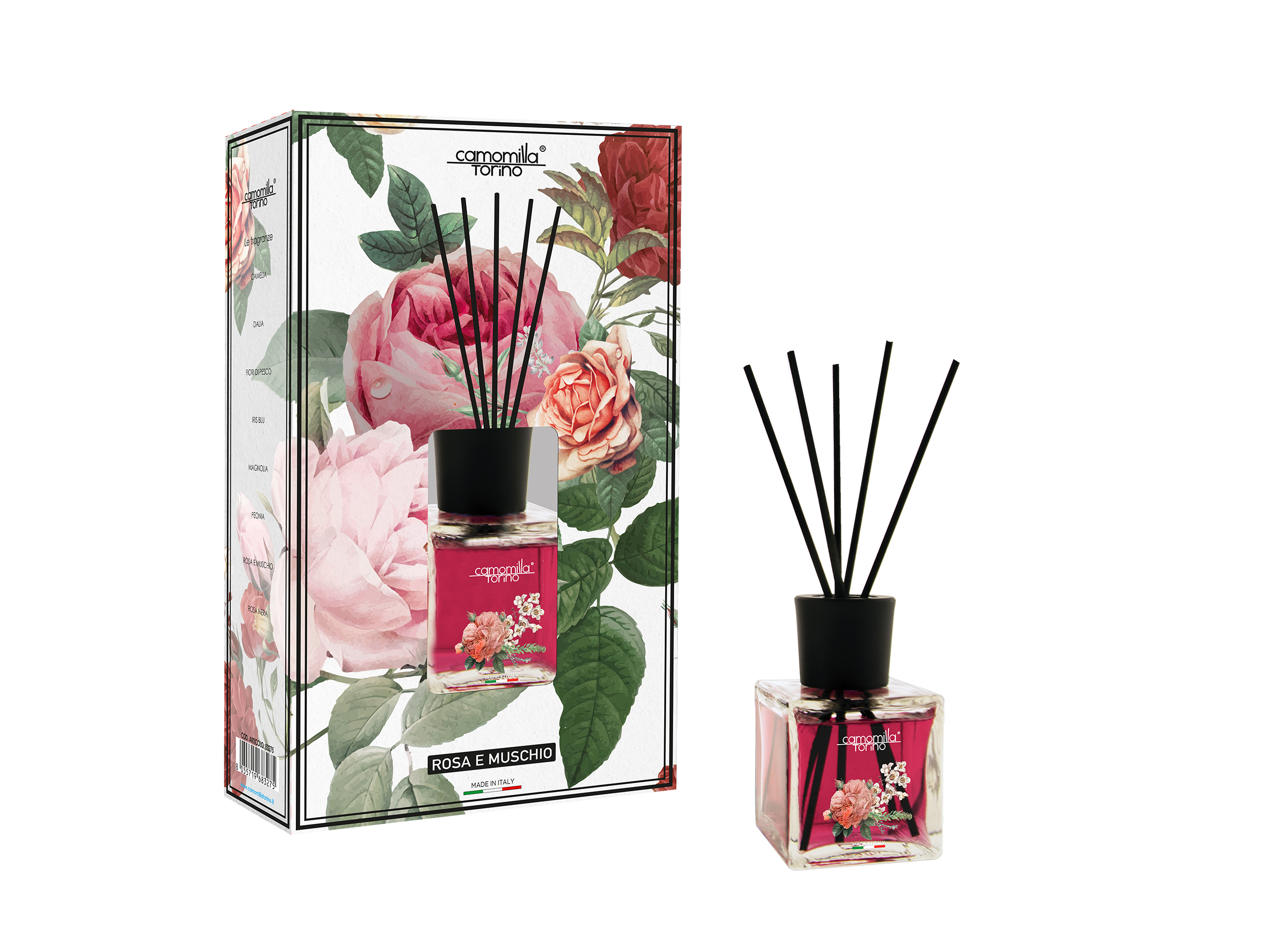 DIFF CUBO 100ML L. FLOREALE: ROSA E MUSCHIO